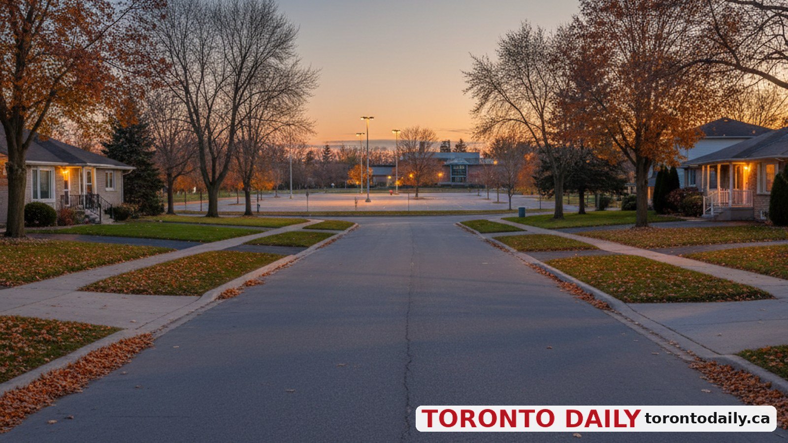 Newmarket Prepares for Winter Parking Rules and November Infrastructure Closures — AI-generated editorial image
