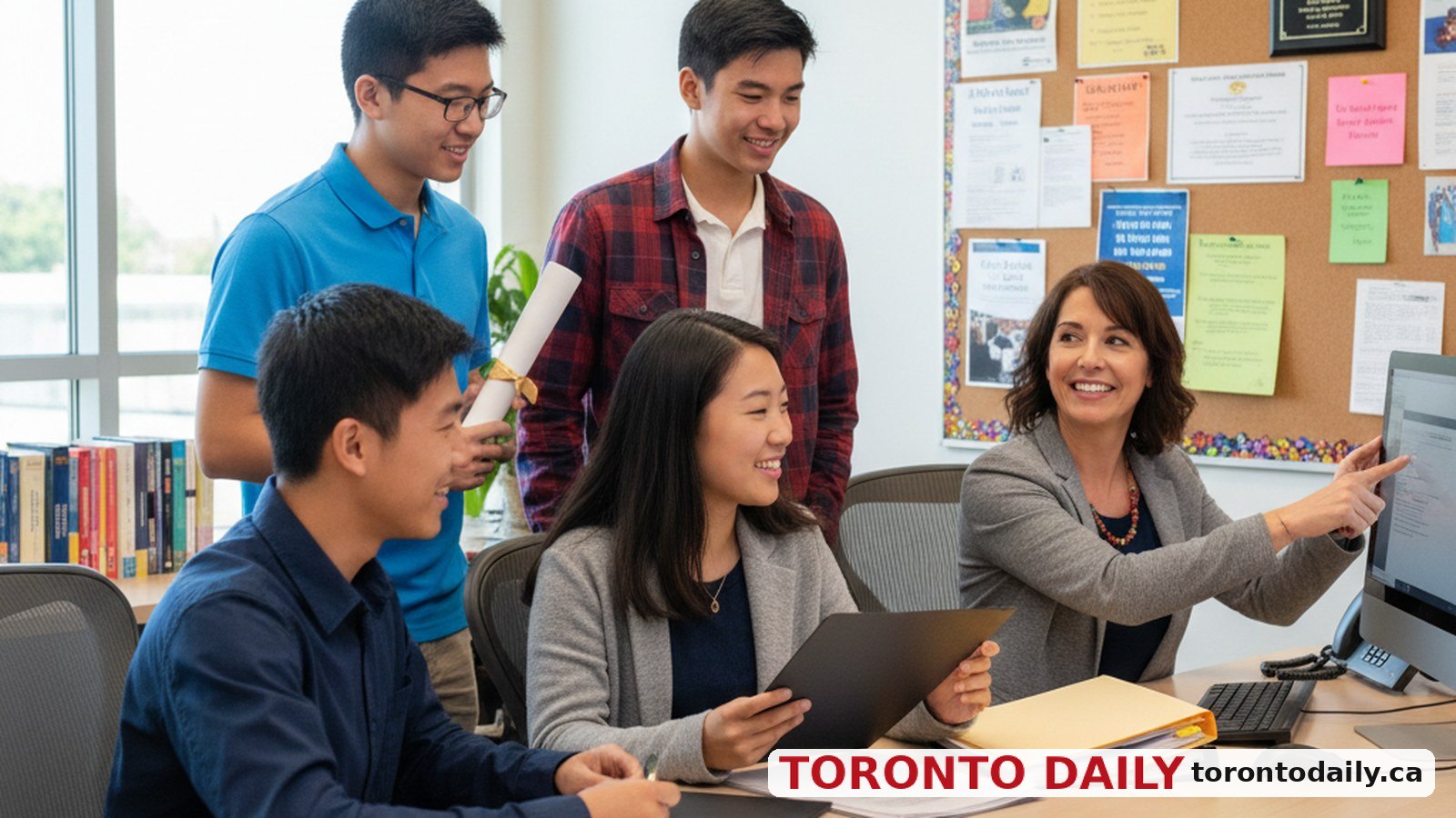 YRDSB Prior Learning Assessment and Recognition Challenge for Grades 10-12 — AI-generated editorial image